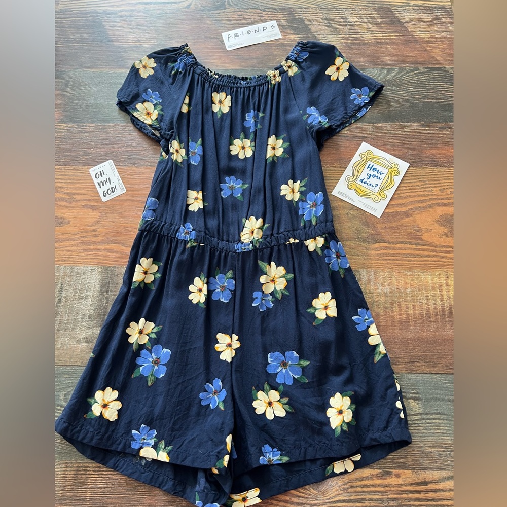 Old Navy Girls Size Small (6-7) Shorts Jumpsuit